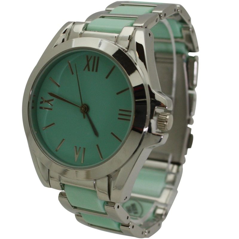 OLIVIA PRATT TWO TONE PASTEL COLORS AND METAL WATCH, 3 of 6