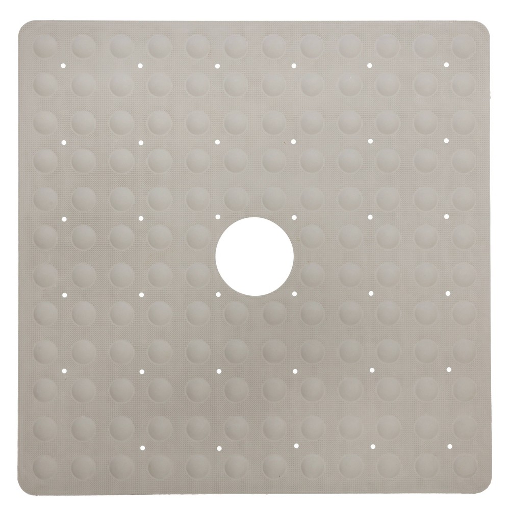 Photos - Bath Mat Rubber Non-Slip Square Shower Mat with Microban Tan - Slipx Solutions