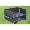 Pilot Rock CBP-135 Park-Style Steel Outdoor BBQ Charcoal Grill (Asadores de Carbon), Cooking Grate and Post for Camping or Backyard - 4 of 4