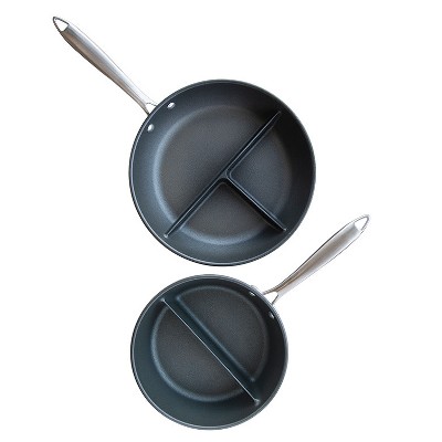 Nordic Ware Divided Sauté and Sauce Pan Set