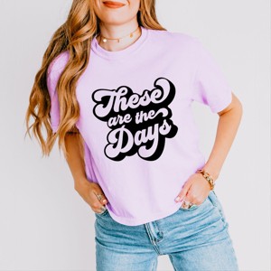 Simply Sage Market These Are The Days Retro Boxy Crop Top - 1 of 4