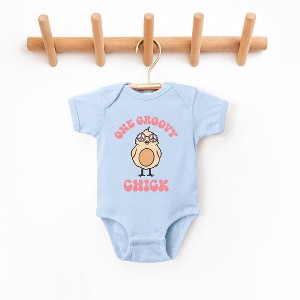 The Juniper Shop One Groovy Chick Baby Bodysuit - 1 of 2