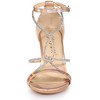 Allegra K Women's Open Toe Rhinestone Knot Strap Stiletto Heels Sandals - 2 of 4