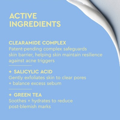 BYOMA Blemish Acne Clearing Creamy Cleanser - 5.91 fl oz: Paraben-Free, Facial Treatments, Lotion, Fresh Scent