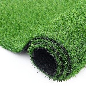 Artificial Grass 5x8FT, Full Green Soft Fake Faux Grass Turf Mat,Garden Synthetic Turf Carpet Doormat, Rubber Backed with Drainage Holes - 1 of 4