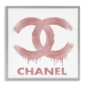 Stupell Industries Dripping Paint Fashion Brand, 24" x 24" - 1 of 4
