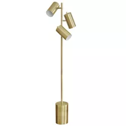 63" LED Adjustable Floor Lamp Antique Brass - StyleCraft