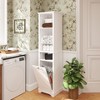 64" Tall Bathroom Storage Cabinet for Small Space, Floor Standing Cabinet for Living Room Bathroom Home Office Kitchen - 2 of 4