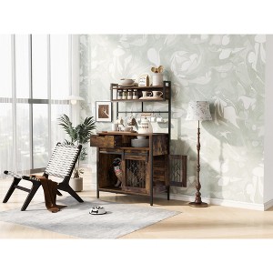 Gsluuk Furniture Style Dog Crate Composite Desk Hutch Pet Friendly Furniture - 1 of 1