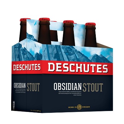 Deschutes Obsidian Stout Beer - 6pk/12 fl oz Bottles