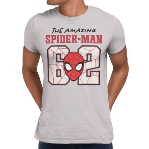Marvel Spider-Man Mens 62 T-Shirt - Ice Grey - X Large : Target