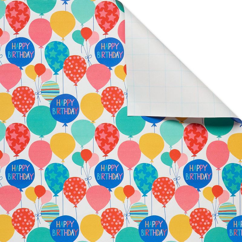 Balloons Kids&#39; Birthday Wrapping Paper - Spritz&#8482;, 4 of 7
