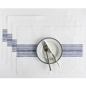 Solino Home Striped Linen Placemats | Farmhouse - 1 of 4