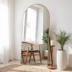 PexFix Arch Solid Wood Full Length Mirror Floor Mirror - 1 of 4