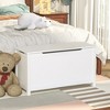 Wooden Toy Box Storage With Safety Hinge, Lid Storage Bench For Bedroom Living Room Playroom Boys & Girls, Toddlers Toy Storage Chest - 3 of 4