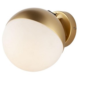 ET2 Lighting Half Moon 1 - Light Wall Light in  Metallic Gold - 1 of 2