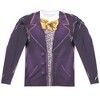 Men's Willy Wonka And The Chocolate Factory Wonka Costume (Front Back Print) Long Sleeve Costume T-Shirt - 2 of 4