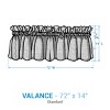 Park Designs Horizon Plaid Blue Valance 72" x 14" - 4 of 4