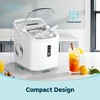 Simzlife Ice Makers Countertop - 9 Cubes in 6 Mins, 26lbs/Day, Portable Ice Maker with Carry Handle - 3 of 4