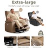 Recliner Chair, Electric Rocker Swivel USB Charger for Adults, with Vibrating Massage and Heating, for Living Room, Bedroom - 3 of 4