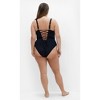 Women's Plus Size Vigo 1 Piece - black | CITY CHIC - 2 of 4