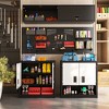 Garage Wall Cabinet with Locking 3/4 Doors and Adjustable Shelf, Metal Wall Cabinet, Floating Upper Storage Cabinet - 3 of 4