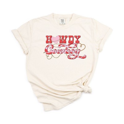 Simply Sage Market Women's Howdy Cowboy Short Sleeve Garment Dyed Tee
