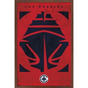 Trends International NBA Los Angeles Clippers - Logo 25 Framed Wall Poster Prints - 1 of 4