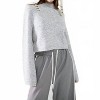Women's Fluffy Knit Open Back Detail Sweater - Q2 - 2 of 4