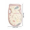 Unique Bargains Double Side Fingerless Shower Gloves 8.66"×5.43" Pink 1 Pc - 3 of 3