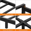 6-Inch Queen Metal Bed Frame, Heavy Duty Platform with Steel Slat Support, Mattress Foundation, No Box Spring Needed, Noise-Free, Black - 4 of 4