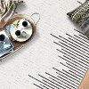 Living Room Rug Washable Bedroom Rugs Neutral Area Rug for Nursery Geometric Striped Carpet Non Slip Stain Resistant Farmhouse Floor Cover White Rug - 4 of 4