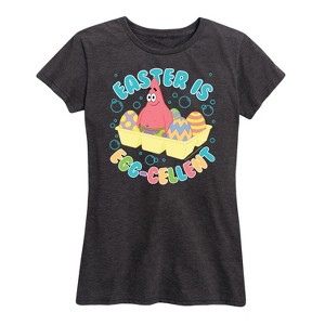 Women's - SpongeBob Squarepants - Easter Is Egg Short Sleeve Graphic T-Shirt - 1 of 4