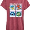Women's - Inside Out 2 - Festive Christmas Feelings Short Sleeve Graphic T-Shirt - 2 of 4