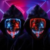 Mask, Halloween LED Mask, 2 Pcs, for Festival Cosplay, Halloween Costume, Masquerade Parties - 2 of 4