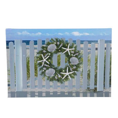 Beachcombers Light-Up LED Canvas Xmas Gate