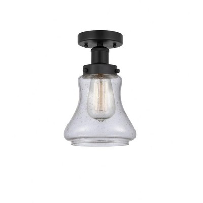 Bellmont - 1 Light Semi-Flush Mount In Industrial Style-8.25 Inches Tall and 6.5 Inches Wide