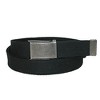 CTM Men's Big & Tall Belt with Flip Top Nickel Buckle (Pack of 3) - 2 of 4
