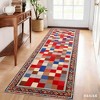 COZONY Washable Modern Abstract Checkered Low Pile Area Rug for Living Room Bedroom Dining Room - 4 of 4