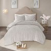 Gracie Mills Ray 3-Piece Boho Chic Tufted Cotton Chenille Medallion Duvet Set - 3 of 4