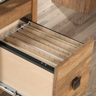 Sindoori Mango L-Shaped Wood Computer Desk with Drawer