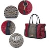 MKF Collection Raven Faux Crocodile-Embossed Women’s Duffle Bag by Mia K - 3 of 4