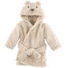 Hudson Baby Plush Bathrobe and Toy Set, Cozy Bear, One Size - 3 of 4