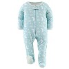 The Peanutshell Happy Sunshine Neutral Footed Baby Sleepers for Boys or Girls, 3-Pack, Newborn to 9 Months - 3 of 4