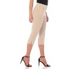 Rekucci Women's Pull-On Mid-Rise Straight-Leg Capri Pants with Tummy Control and Hidden Pocket - 2 of 4