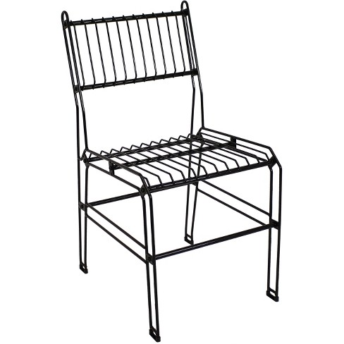 Target black 2024 wire chair