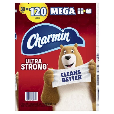 Charmin Ultra Strong Toilet Paper - 30 Mega Rolls