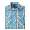 Gioberti Men's Western Cowboy Short Sleeve Shirt with Snap Buttons - 3 of 4