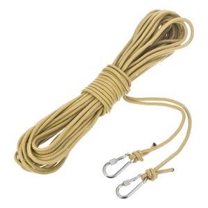 Unique Bargains Hollow Braided Polypropylene Anchor Rope with Hook for Marine Life Boat - 1 of 4
