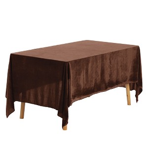 Unique Bargains Rectangle Wrinkle Resistant Washable Polyester Table Cover 1 Pc - 1 of 4